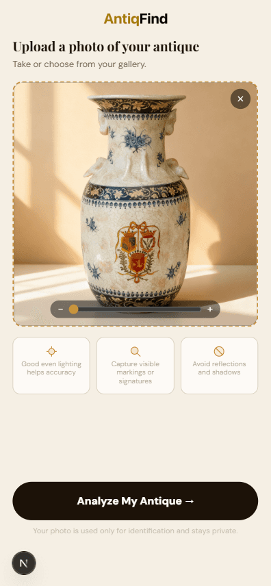 Web funnel screen