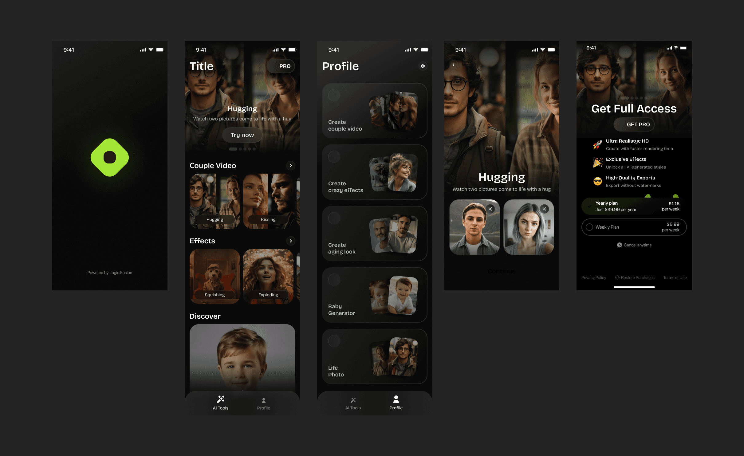 Original Vizu app before the redesign