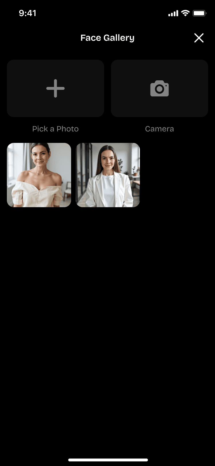 App screen