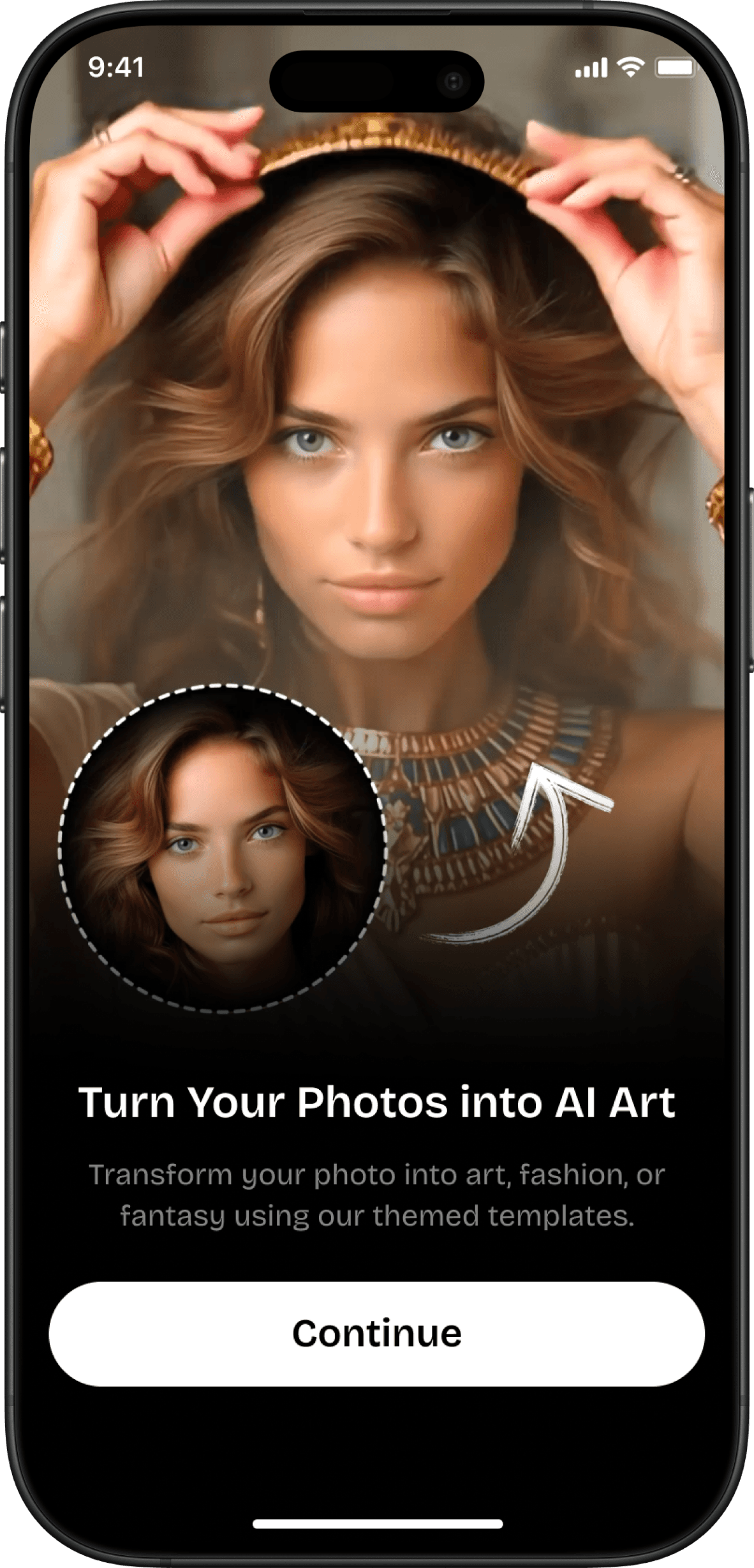 Redesigned screen